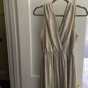 Gold floor length gown